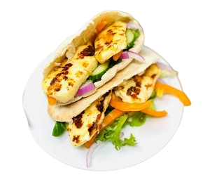 Halloumi Pitta 